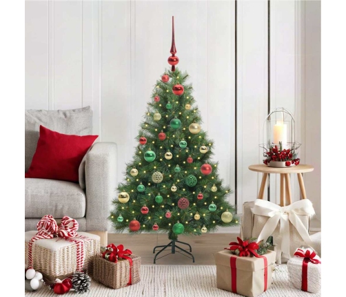 Mākslīgā Ziemassvētku Eglīte Su 150 Led Zaļa 120 Cm Pe Un Pvc Vidaxl