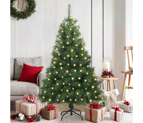 Mākslīgā Ziemassvētku Eglīte Su 150 Led Zaļa 150 Cm Pe Un Pvc Vidaxl