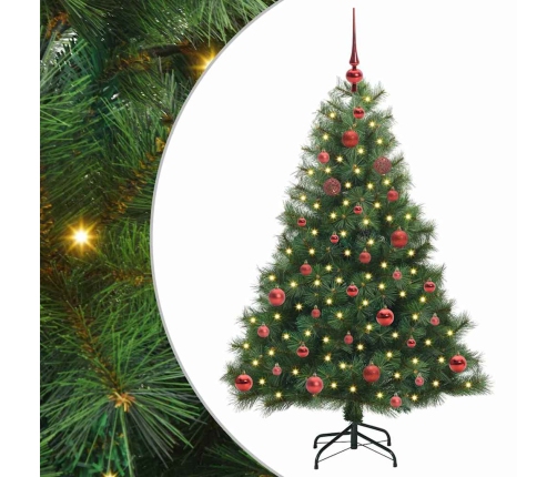 Mākslīgā Ziemassvētku Eglīte Su 150 Led Zaļa 150 Cm Pe Un Pvc Vidaxl