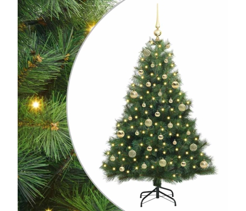 Mākslīgā Ziemassvētku Eglīte Su 150 Led Zaļa 150 Cm Pe Un Pvc Vidaxl