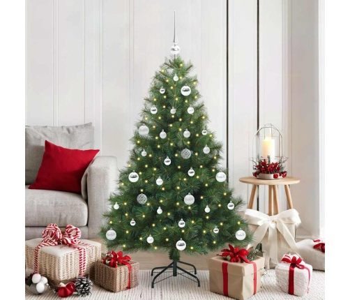 Mākslīgā Ziemassvētku Eglīte Su 150 Led Zaļa 150 Cm Pe Un Pvc Vidaxl