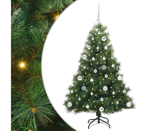 Mākslīgā Ziemassvētku Eglīte Su 150 Led Zaļa 150 Cm Pe Un Pvc Vidaxl