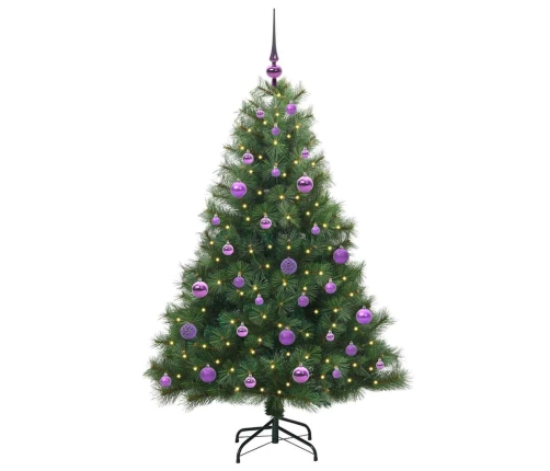 Mākslīgā Ziemassvētku Eglīte Su 150 Led Zaļa 150 Cm Pe Un Pvc Vidaxl