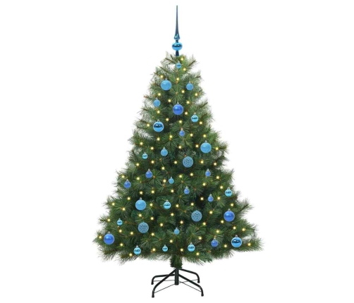 Mākslīgā Ziemassvētku Eglīte Su 150 Led Zaļa 150 Cm Pe Un Pvc Vidaxl