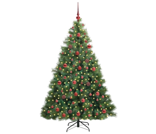 Mākslīgā Ziemassvētku Eglīte Su 300 Led Zaļa 180 Cm Pe Un Pvc Vidaxl