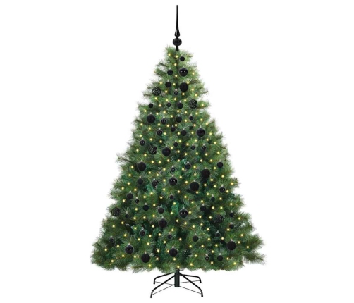 Mākslīgā Ziemassvētku Eglīte Su 300 Led Zaļa 180 Cm Pe Un Pvc Vidaxl