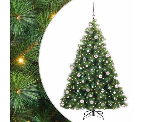 Mākslīgā Ziemassvētku Eglīte Su 300 Led Zaļa 180 Cm Pe Un Pvc Vidaxl