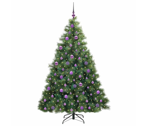 Mākslīgā Ziemassvētku Eglīte Su 300 Led Zaļa 180 Cm Pe Un Pvc Vidaxl