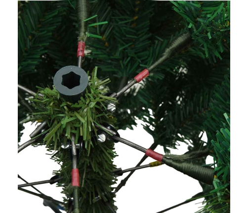 Mākslīgā Ziemassvētku Eglīte Su 150 Led Zaļa 120 Cm Pe Un Pvc Vidaxl