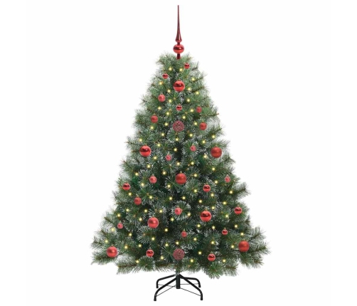 Mākslīgā Ziemassvētku Eglīte Su 150 Led Zaļa 120 Cm Pe Un Pvc Vidaxl