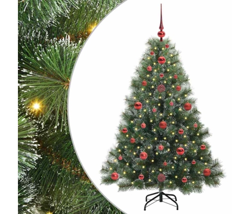 Mākslīgā Ziemassvētku Eglīte Su 150 Led Zaļa 120 Cm Pe Un Pvc Vidaxl