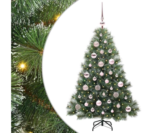 Mākslīgā Ziemassvētku Eglīte Su 150 Led Zaļa 120 Cm Pe Un Pvc Vidaxl