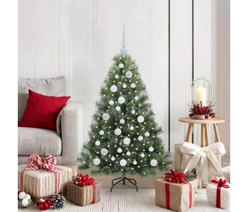 Mākslīgā Ziemassvētku Eglīte Su 150 Led Zaļa 120 Cm Pe Un Pvc Vidaxl