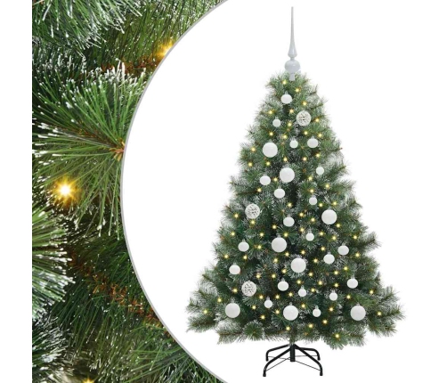 Mākslīgā Ziemassvētku Eglīte Su 150 Led Zaļa 120 Cm Pe Un Pvc Vidaxl