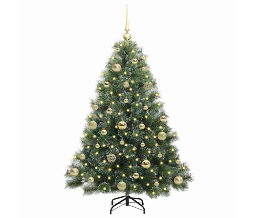 Mākslīgā Ziemassvētku Eglīte Su 150 Led Zaļa 120 Cm Pe Un Pvc Vidaxl