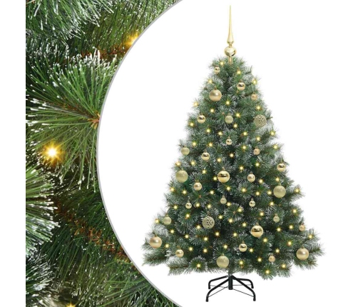 Mākslīgā Ziemassvētku Eglīte Su 150 Led Zaļa 120 Cm Pe Un Pvc Vidaxl