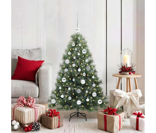 Mākslīgā Ziemassvētku Eglīte Su 150 Led Zaļa 120 Cm Pe Un Pvc Vidaxl