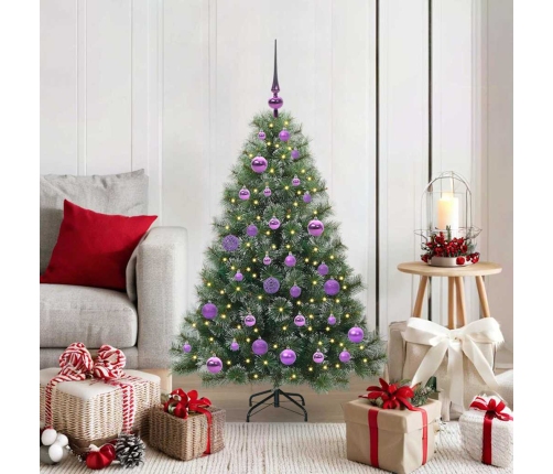 Mākslīgā Ziemassvētku Eglīte Su 150 Led Zaļa 120 Cm Pe Un Pvc Vidaxl