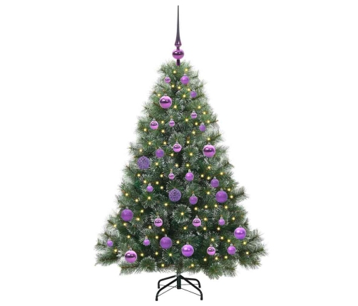 Mākslīgā Ziemassvētku Eglīte Su 150 Led Zaļa 120 Cm Pe Un Pvc Vidaxl