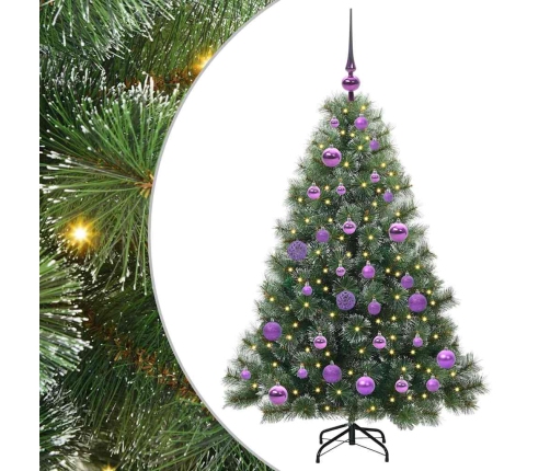 Mākslīgā Ziemassvētku Eglīte Su 150 Led Zaļa 120 Cm Pe Un Pvc Vidaxl