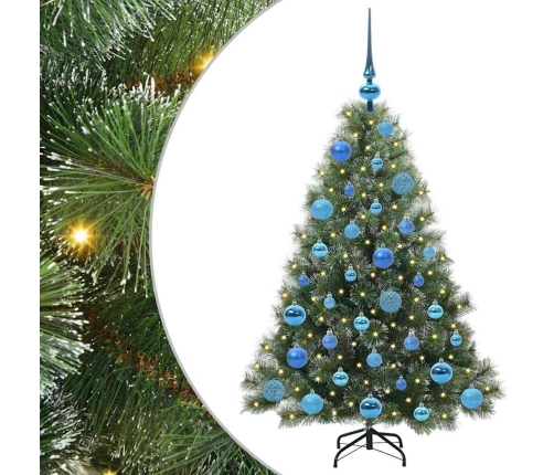 Mākslīgā Ziemassvētku Eglīte Su 150 Led Zaļa 120 Cm Pe Un Pvc Vidaxl