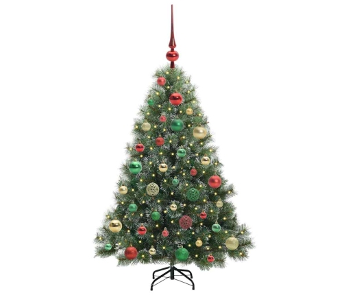 Mākslīgā Ziemassvētku Eglīte Su 150 Led Zaļa 120 Cm Pe Un Pvc Vidaxl