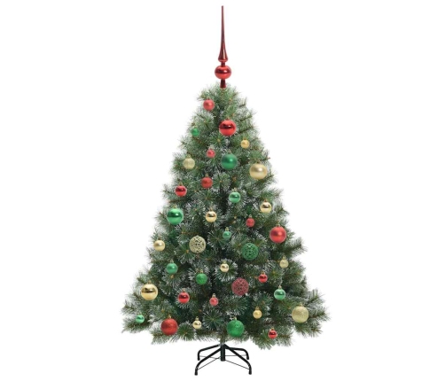 Mākslīgā Ziemassvētku Eglīte Su 150 Led Zaļa 120 Cm Pe Un Pvc Vidaxl