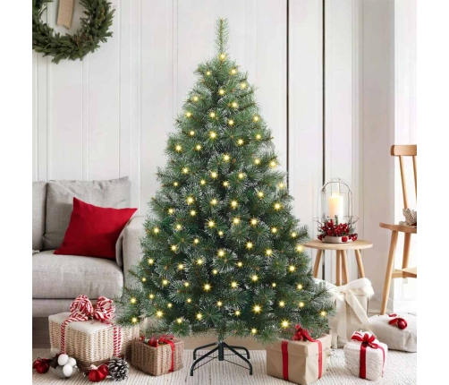 Mākslīgā Ziemassvētku Eglīte Su 150 Led Zaļa 150 Cm Pe Un Pvc Vidaxl