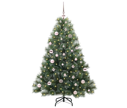 Mākslīgā Ziemassvētku Eglīte Su 150 Led Zaļa 150 Cm Pe Un Pvc Vidaxl