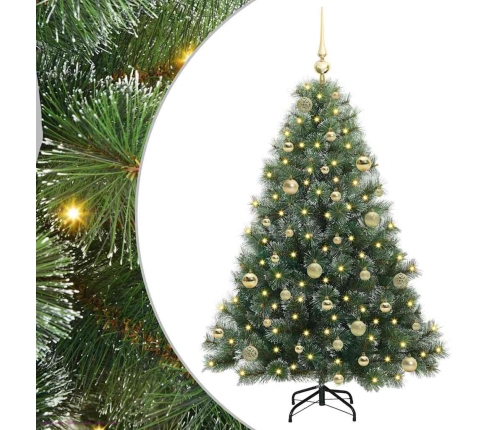 Mākslīgā Ziemassvētku Eglīte Su 150 Led Zaļa 150 Cm Pe Un Pvc Vidaxl