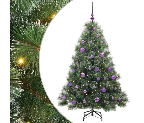 Mākslīgā Ziemassvētku Eglīte Su 150 Led Zaļa 150 Cm Pe Un Pvc Vidaxl