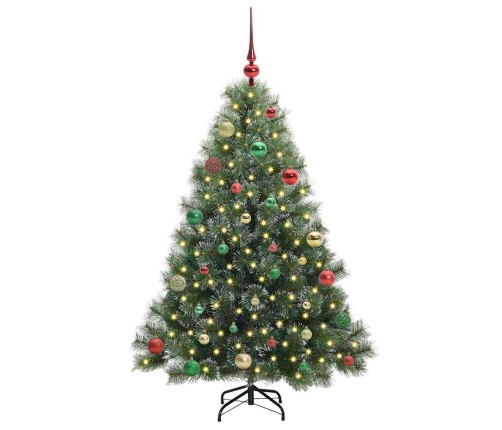 Mākslīgā Ziemassvētku Eglīte Su 150 Led Zaļa 150 Cm Pe Un Pvc Vidaxl