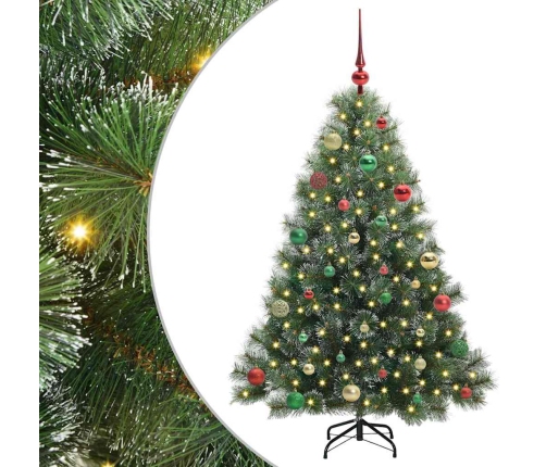 Mākslīgā Ziemassvētku Eglīte Su 150 Led Zaļa 150 Cm Pe Un Pvc Vidaxl