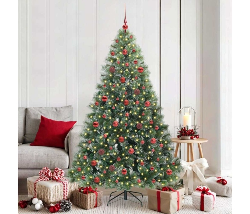 Mākslīgā Ziemassvētku Eglīte Su 300 Led Zaļa 180 Cm Pe Un Pvc Vidaxl