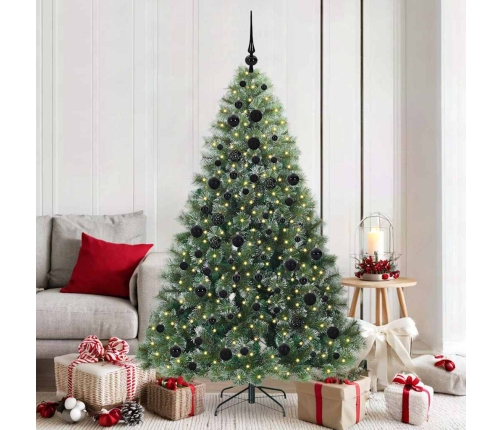 Mākslīgā Ziemassvētku Eglīte Su 300 Led Zaļa 180 Cm Pe Un Pvc Vidaxl