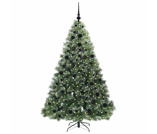 Mākslīgā Ziemassvētku Eglīte Su 300 Led Zaļa 180 Cm Pe Un Pvc Vidaxl