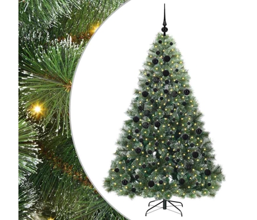 Mākslīgā Ziemassvētku Eglīte Su 300 Led Zaļa 180 Cm Pe Un Pvc Vidaxl