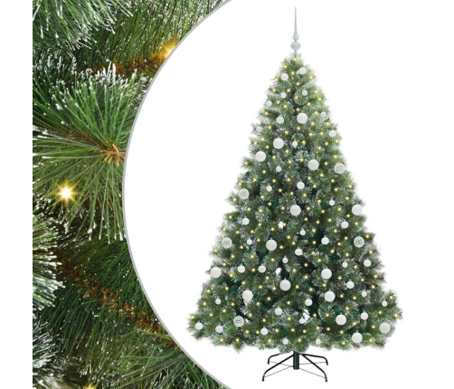 Mākslīgā Ziemassvētku Eglīte Su 300 Led Zaļa 180 Cm Pe Un Pvc Vidaxl