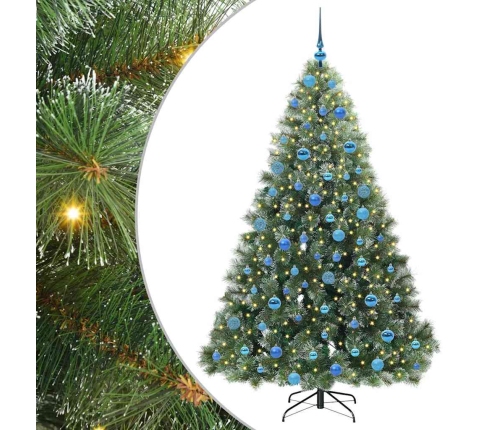 Mākslīgā Ziemassvētku Eglīte Su 300 Led Zaļa 180 Cm Pe Un Pvc Vidaxl