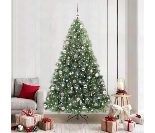 Mākslīgā Ziemassvētku Eglīte Su 300 Led Zaļa 210 Cm Pe Un Pvc Vidaxl