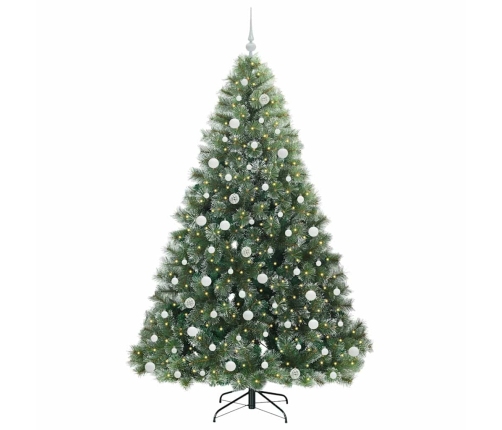 Mākslīgā Ziemassvētku Eglīte Su 300 Led Zaļa 210 Cm Pe Un Pvc Vidaxl