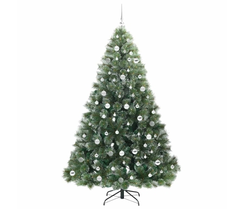 Mākslīgā Ziemassvētku Eglīte Su 300 Led Zaļa 210 Cm Pe Un Pvc Vidaxl