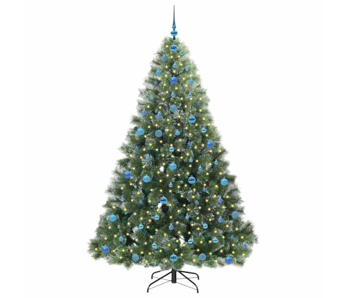 Mākslīgā Ziemassvētku Eglīte Su 300 Led Zaļa 210 Cm Pe Un Pvc Vidaxl