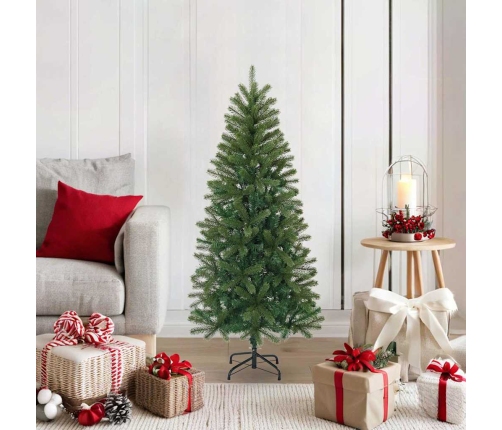 Mākslīgā Ziemassvētku Eglīte Zaļa 120 Cm Pvc, Pe Un Tērauds Vidaxl