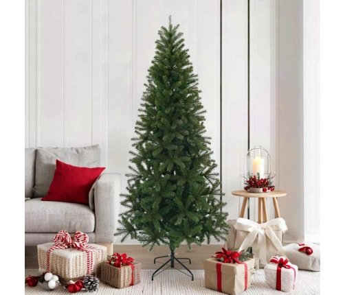 Mākslīgā Ziemassvētku Eglīte Zaļa 180 Cm Pvc, Pe Un Tērauds Vidaxl