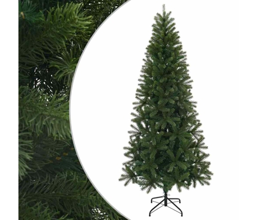 Mākslīgā Ziemassvētku Eglīte Zaļa 180 Cm Pvc, Pe Un Tērauds Vidaxl
