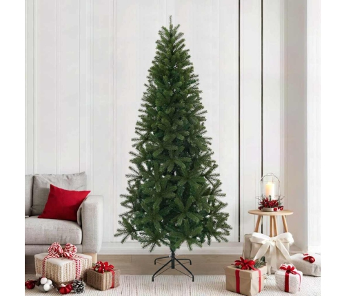 Mākslīgā Ziemassvētku Eglīte Zaļa 240 Cm Pvc, Pe Un Tērauds Vidaxl