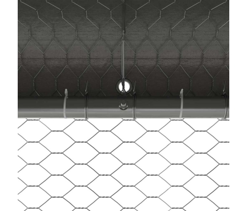 Vistu Būris Sudraba 2 X 2 X 2 M Cinkots Tērauds Vidaxl