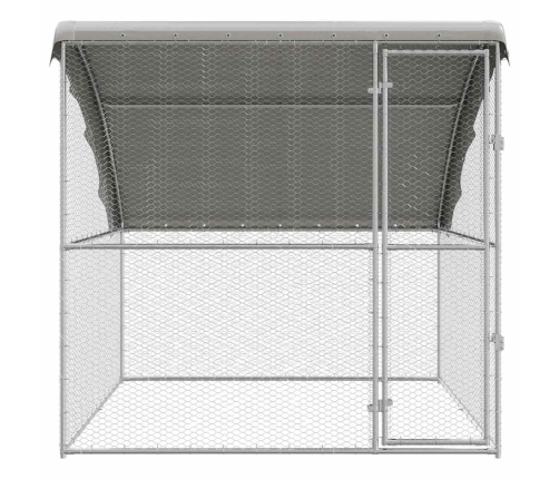 Vistu Būris Sudraba 2 X 2 X 2 M Cinkots Tērauds Vidaxl