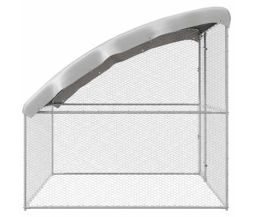 Vistu Būris Sudraba 2 X 2 X 2 M Cinkots Tērauds Vidaxl